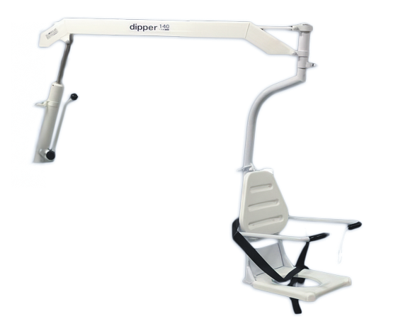 A product image of the Oxford Dipper with Commode seat